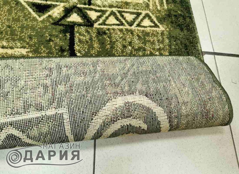 Тъкан персийски килим Blue stones 9922 green